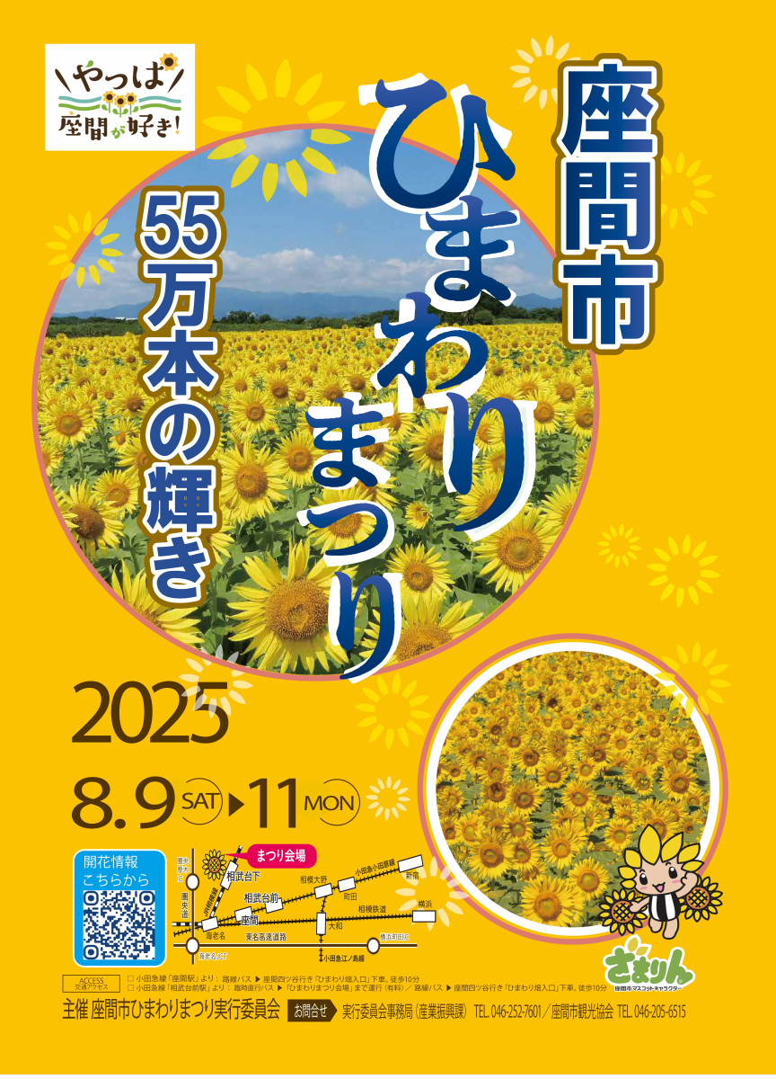 座間市 ひまわりまつり2025｜イベント ｜【公式】神奈川県のお出かけ・観光・旅行サイト「観光かながわNOW」